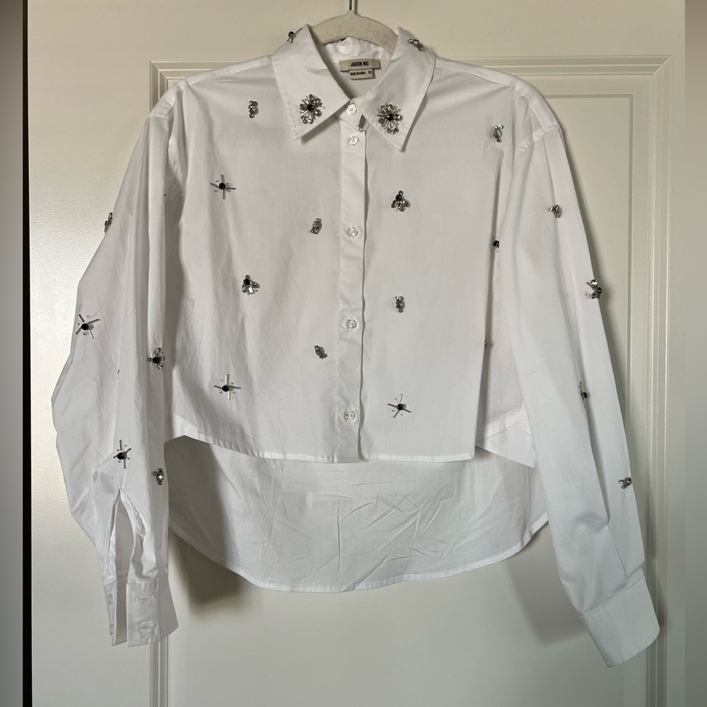 Jason Wu - White Cotton Blend Shirt size XS oversized